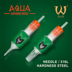 AVA AQUA Cartridge Needles 10pcs - Curved Magnums