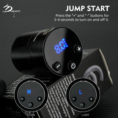 WX-6 Tattoo Power Supply 4-12v Tattoo Battery 1,300mAh