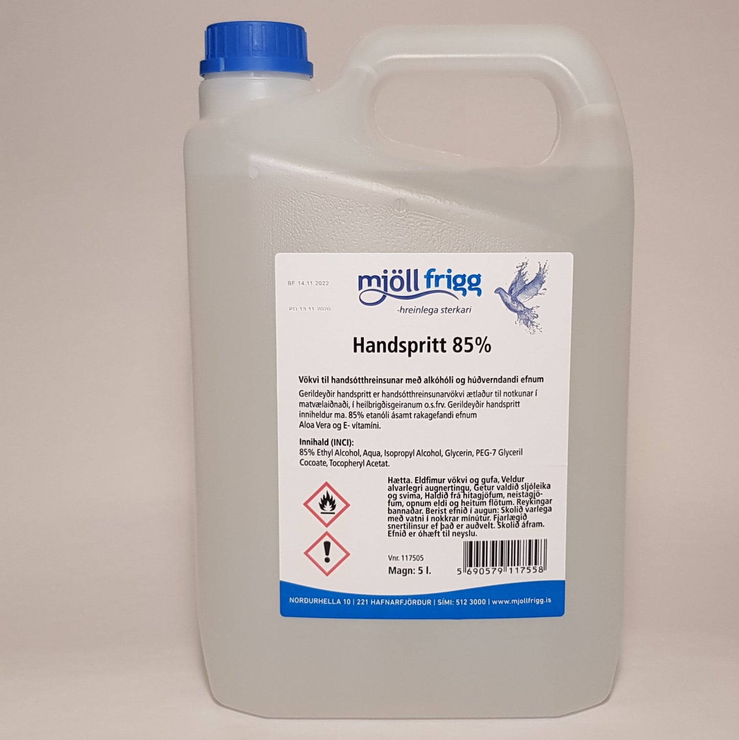 Handspritt 85% - 5L