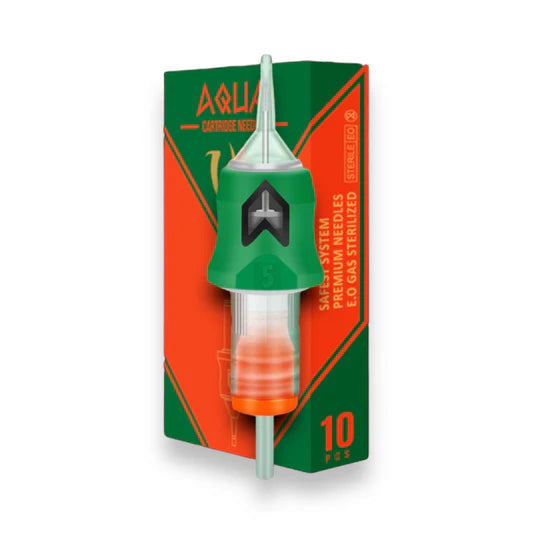 AVA AQUA Cartridge Needles 10pcs - Round Liners Extra Long Taper