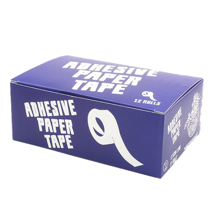 Tape Adhesive Paper Tape - 25mm x 9m - 12 Rolls